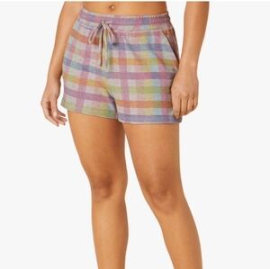 Beyond Yoga on Vacation Shorts Pastel Gingham. Size xsmall.